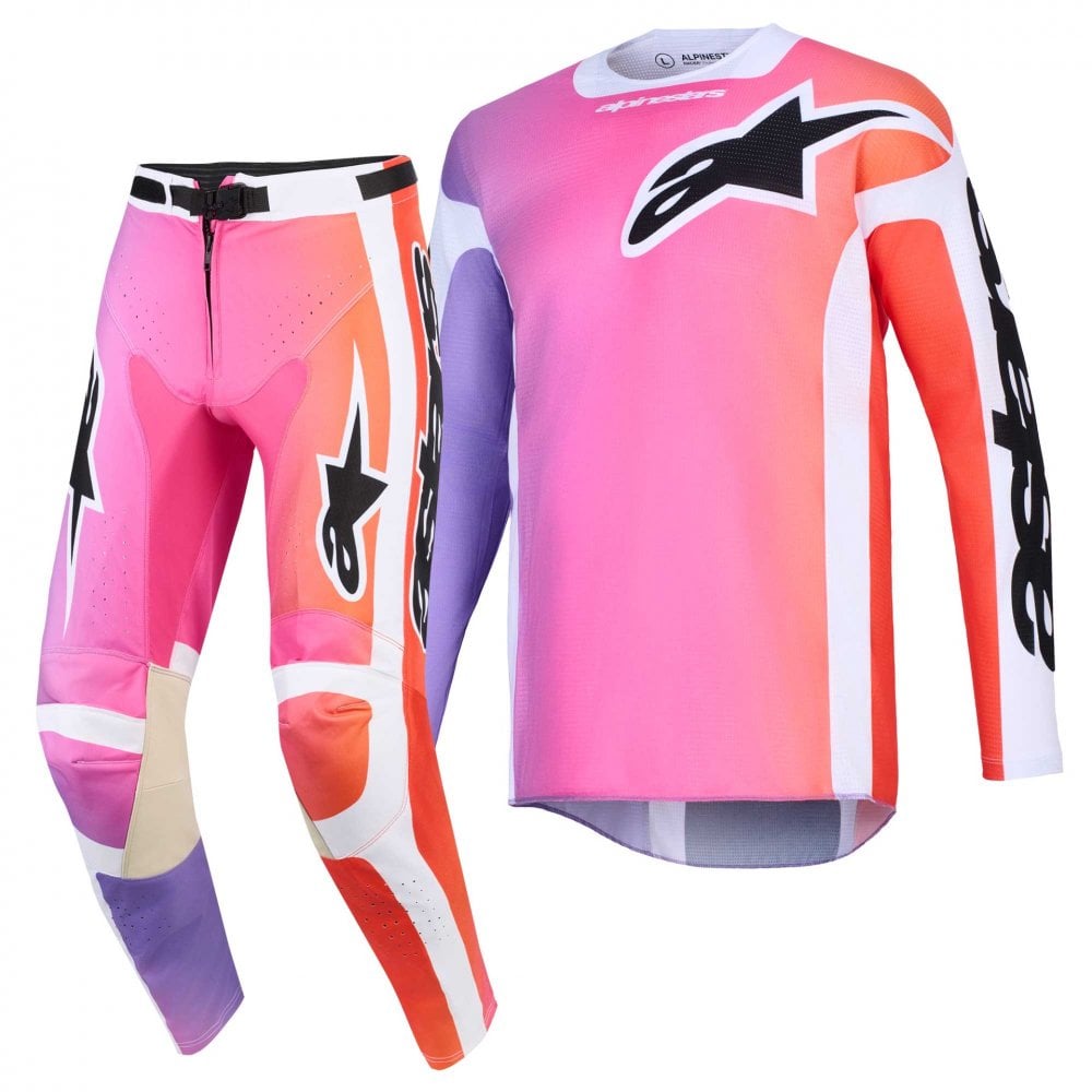 Alpinestars MX Jersey & Pant Kit Deal - Racer AIR PORTL (Multi Colour)