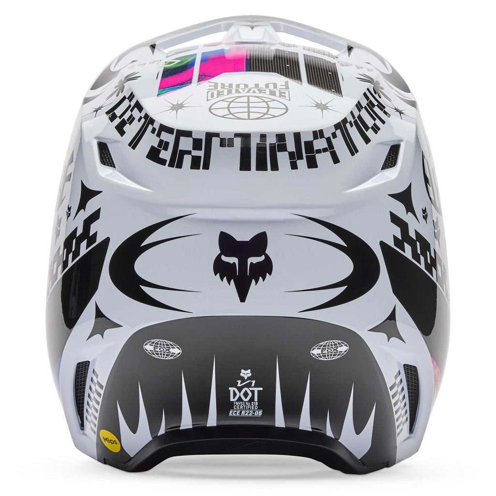FOX Racing MX | Enduro Helmet - V1 IMAGE COSMO (White/Black)