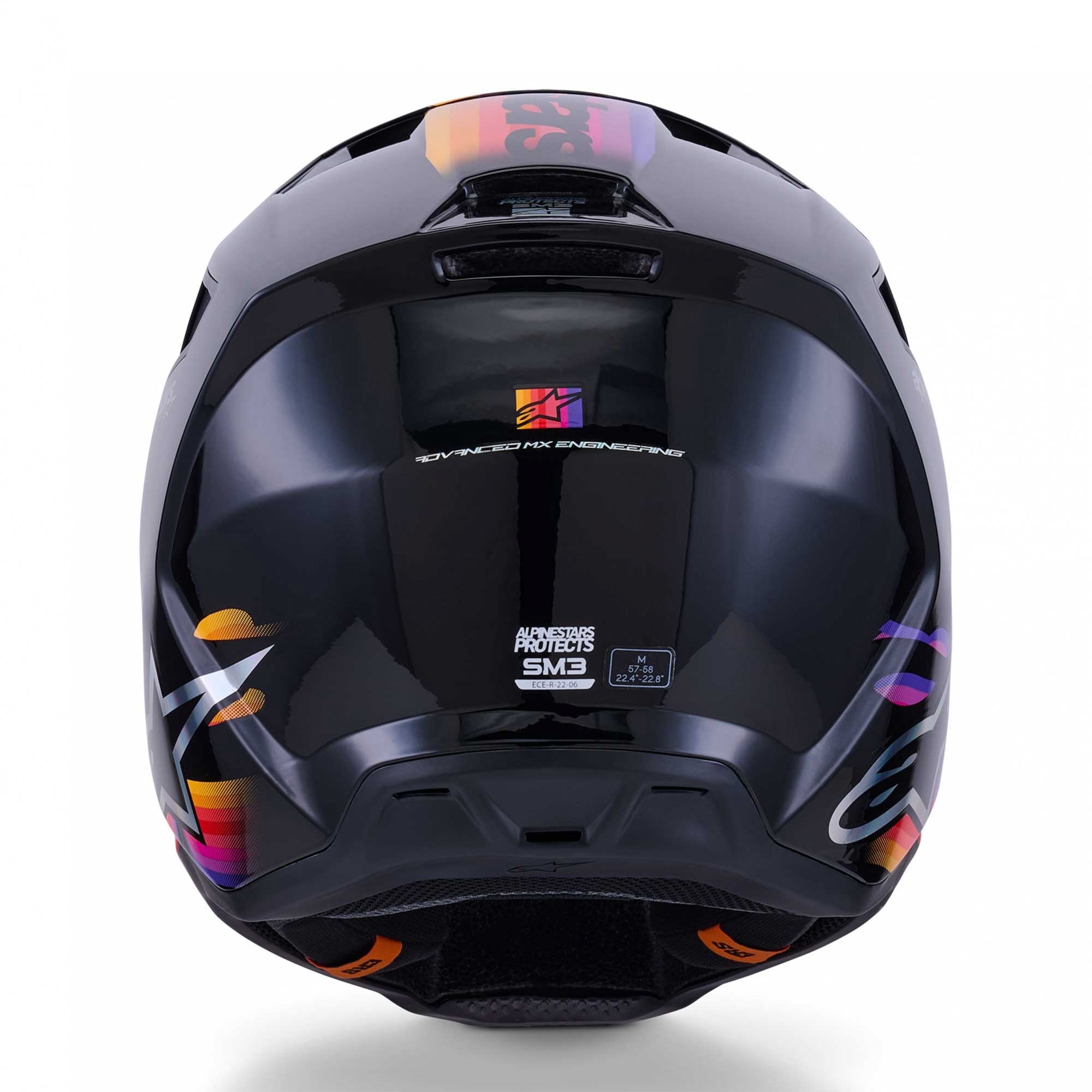 Alpinestars (SALE) MX Helmet - S-M3 FORCE (Black Gloss)