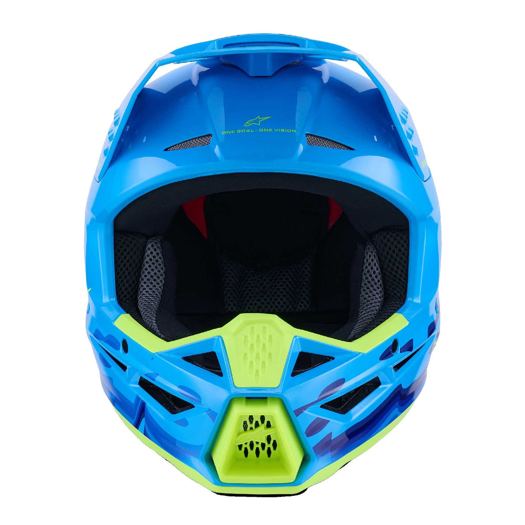 Alpinestars (SALE) MX Helmet - S-M3 FORCE (Cyan Gloss)