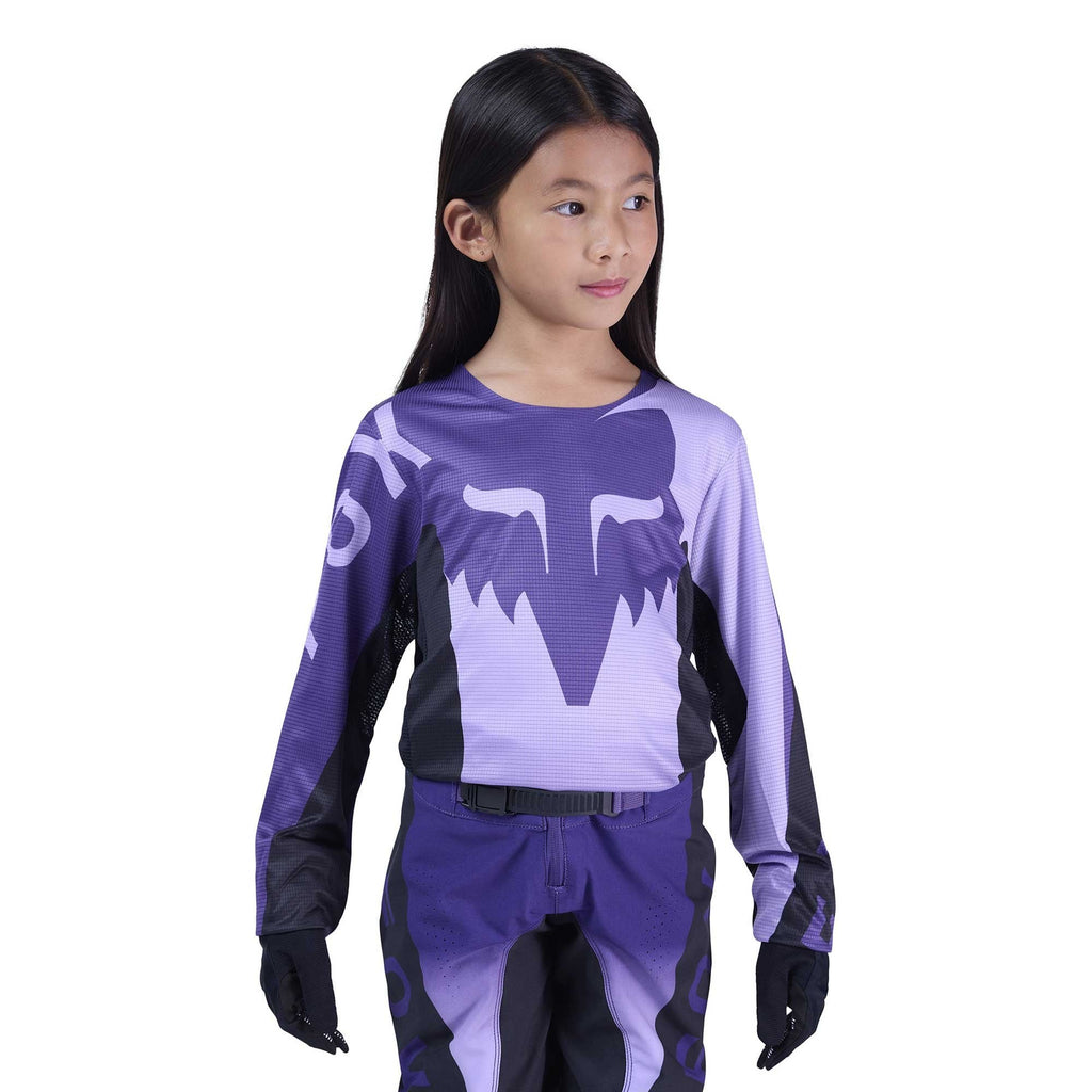 FOX Racing Youth MX Jersey - FLEXAIR SPIRE (Lilac/Purple/Black)