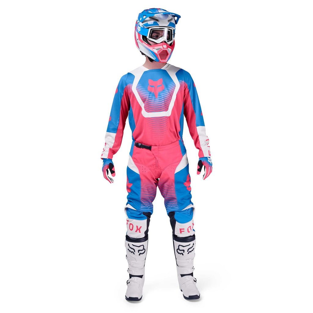 FOX Racing MX Jersey & Pant Kit Deal - 180 COLLECT (Blue/Pink/White)