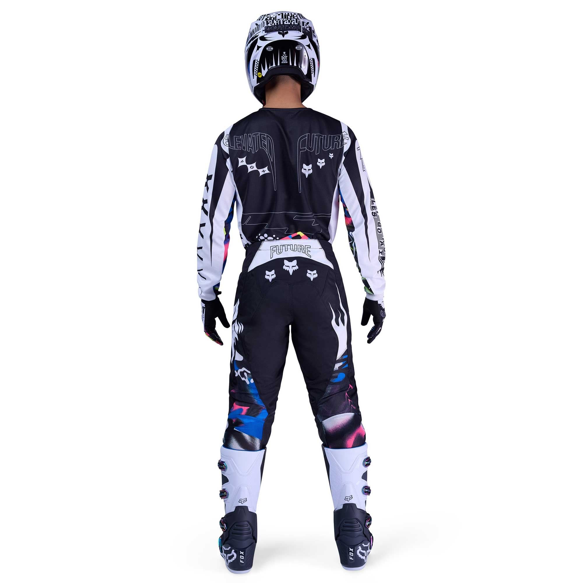 FOX Racing MX Jersey & Pant Kit Deal - 180 IMAGE COSMO (White/Black)