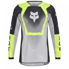 FOX Racing Youth MX Jersey & Pant Kit Deal - 180 COLLECT (Grey/Flo Yellow/Black)