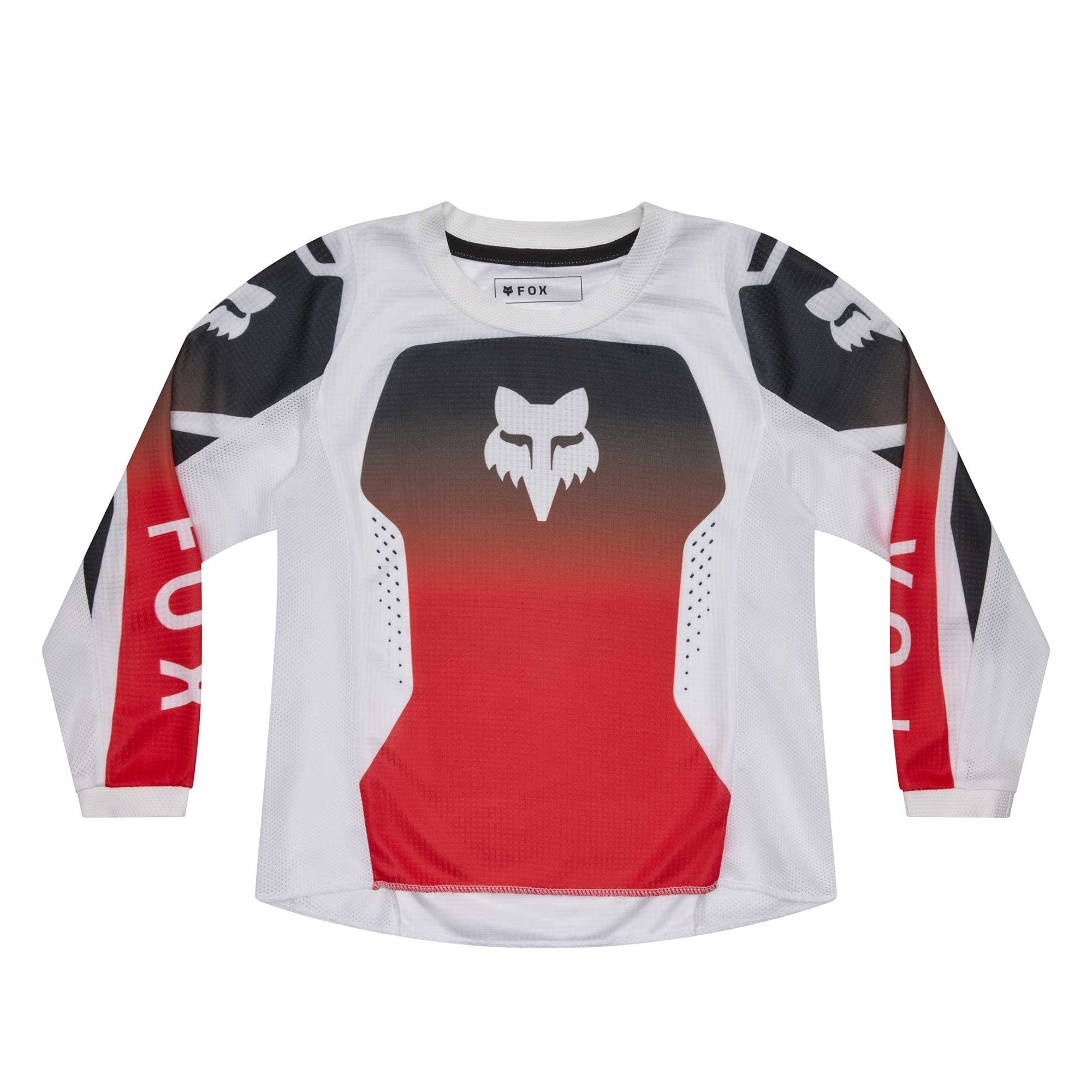 FOX Racing Kids MX Jersey - 180 SHIELD (Fluo Red/White/Black)