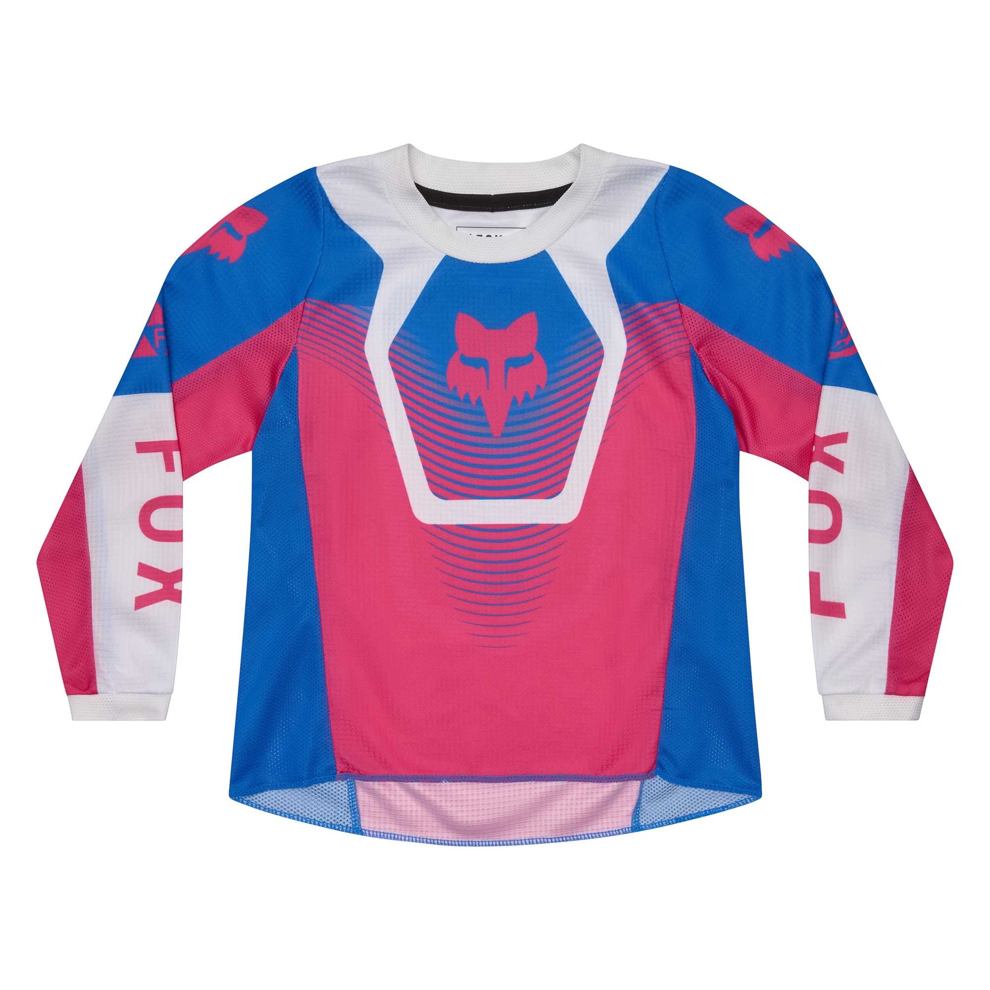 FOX Racing Kids MX Jersey - 180 COLLECT (Blue/Pink/White)