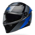 BELL LITHIUM SHEAR Road Helmet (Gloss Black/Grey/Blue)