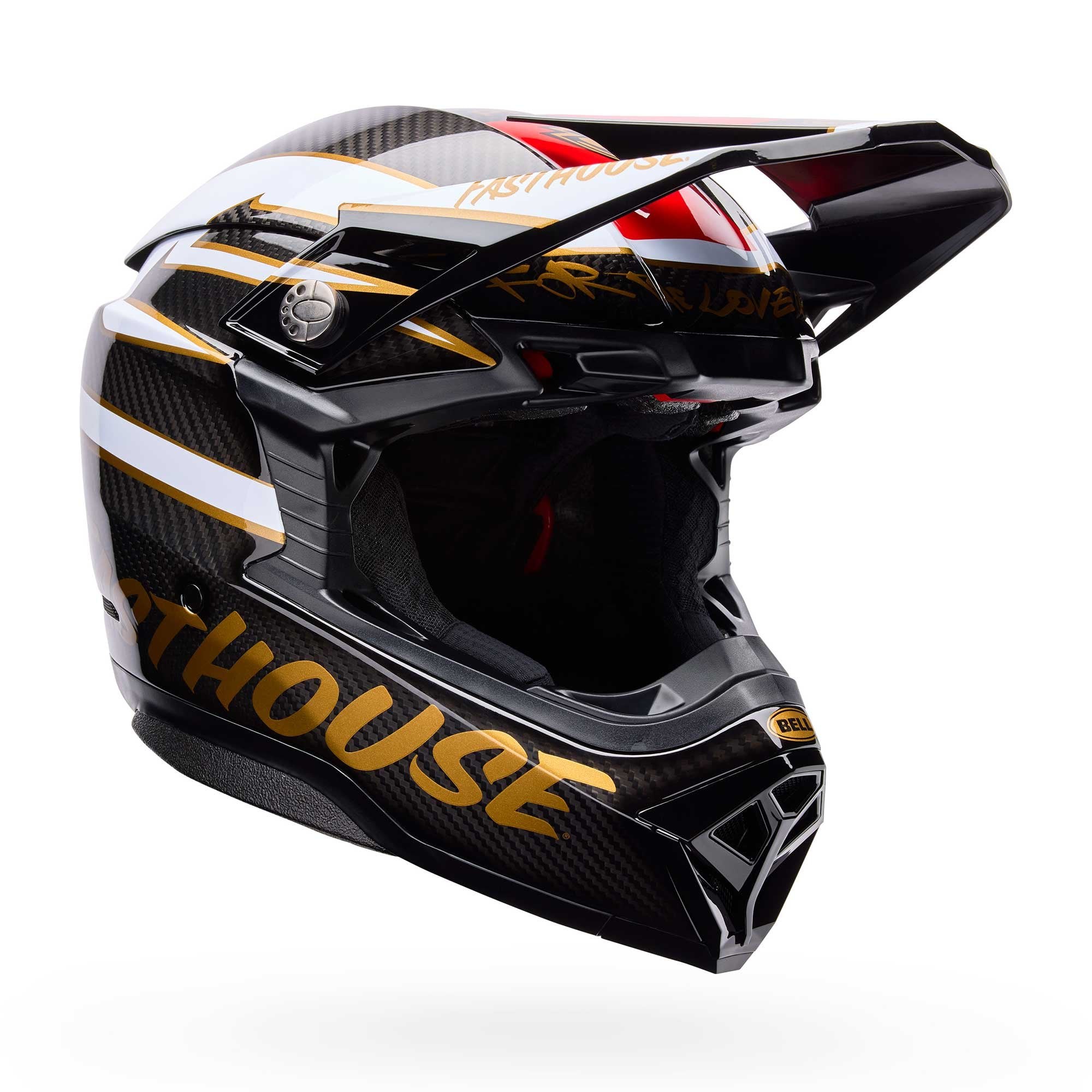BELL Moto-10 Spherical FastHouse DITD (Limited Edition) MX | Enduro Helmet (Black/Gold)