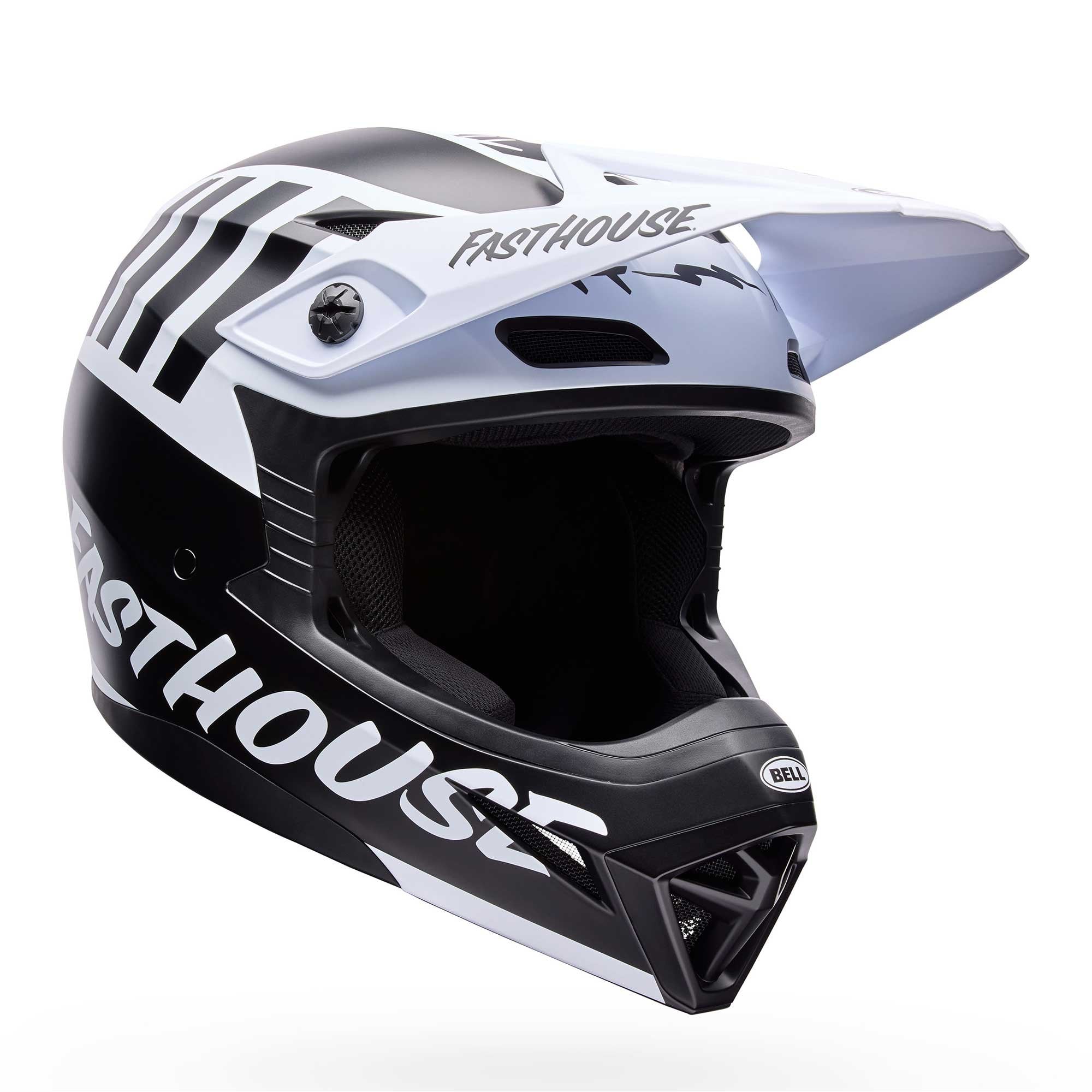BELL Youth MX Helmet - MX-10 MIPS FASTHOUSE (Black/White)