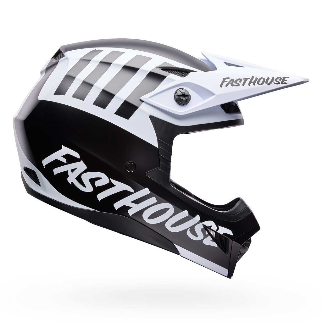BELL Youth MX Helmet - MX-10 MIPS FASTHOUSE (Black/White)
