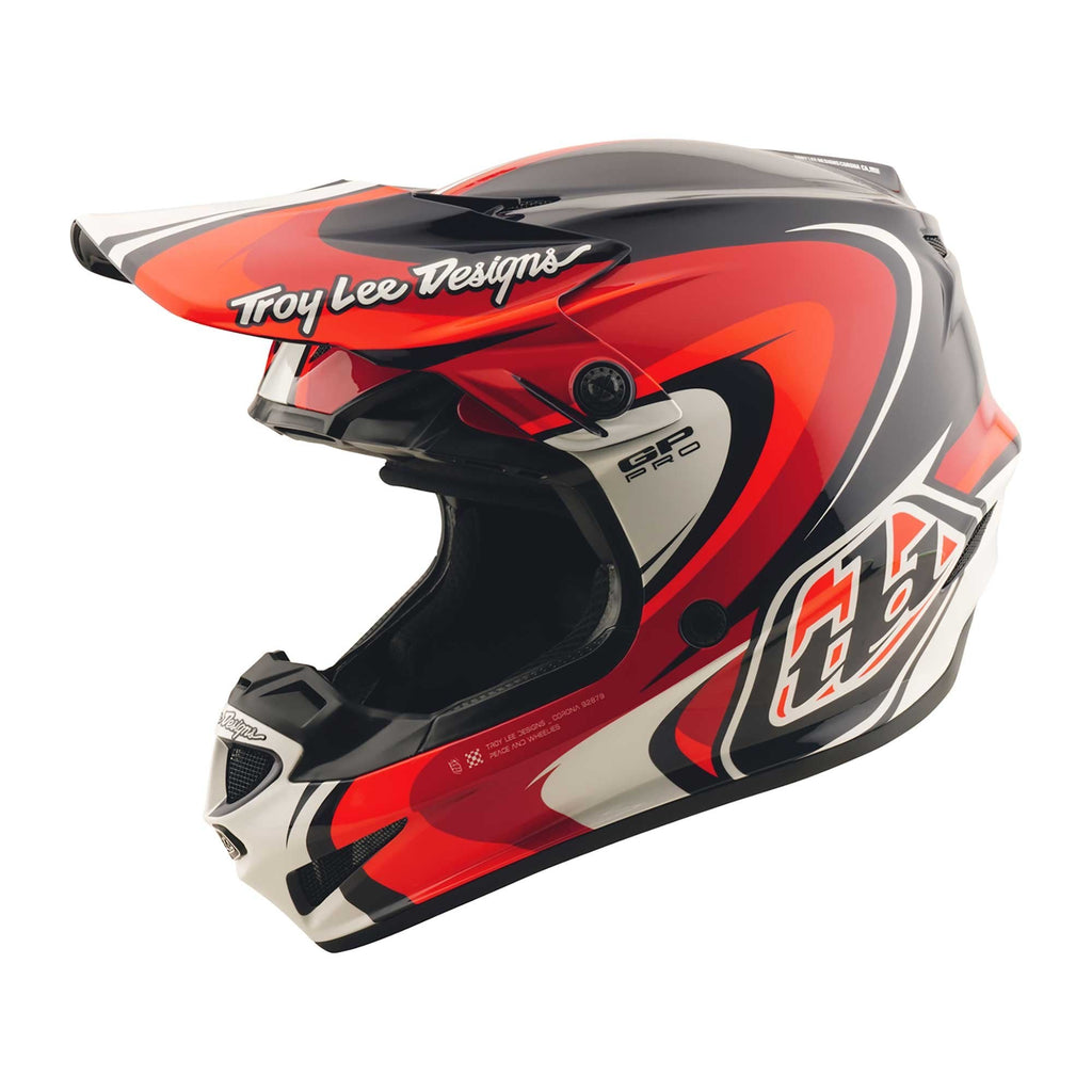 Troy Lee Motocross Helmet - GP Pro MIPS - CROSSOVER (Navy/Red)