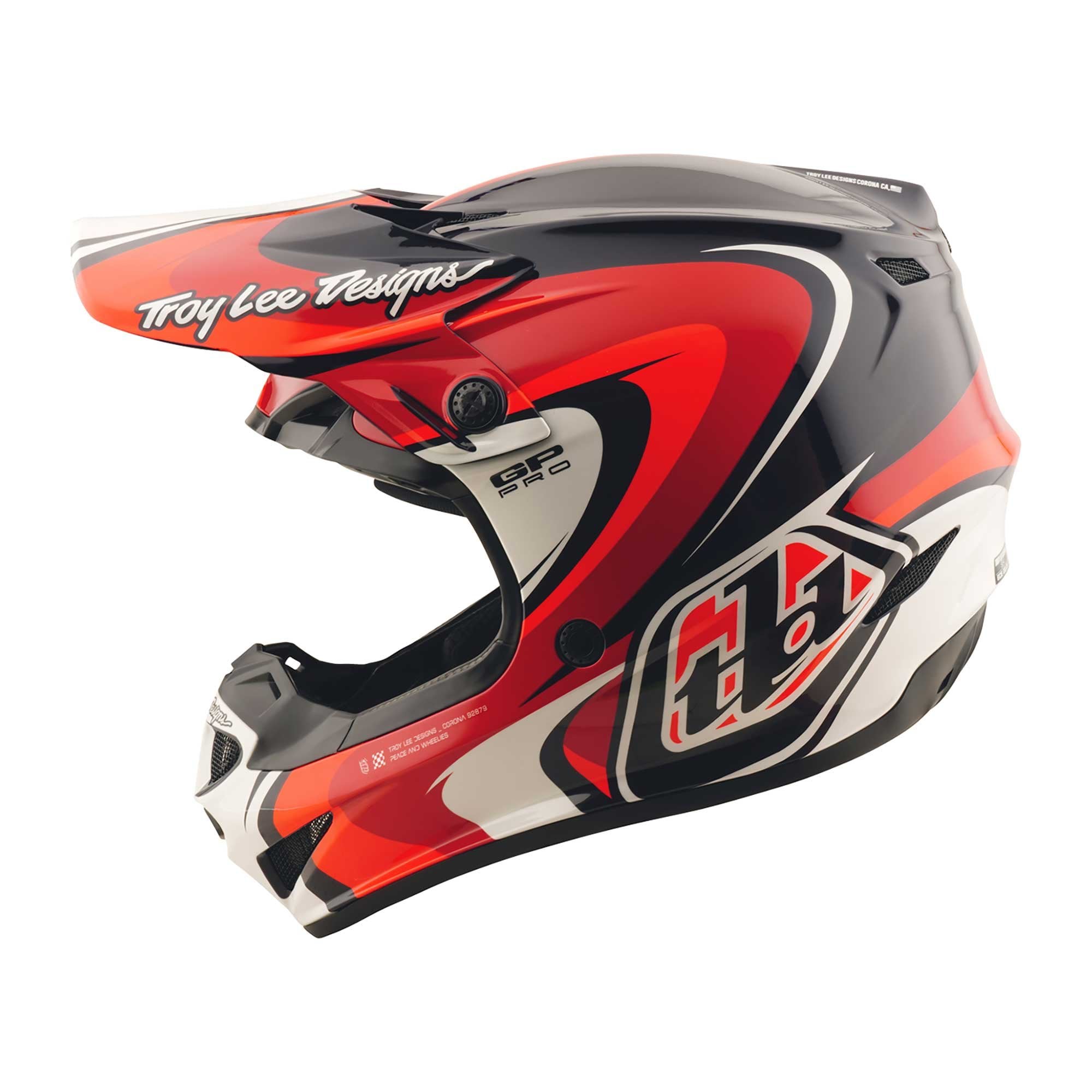 Troy Lee Motocross Helmet - GP Pro MIPS - CROSSOVER (Navy/Red)
