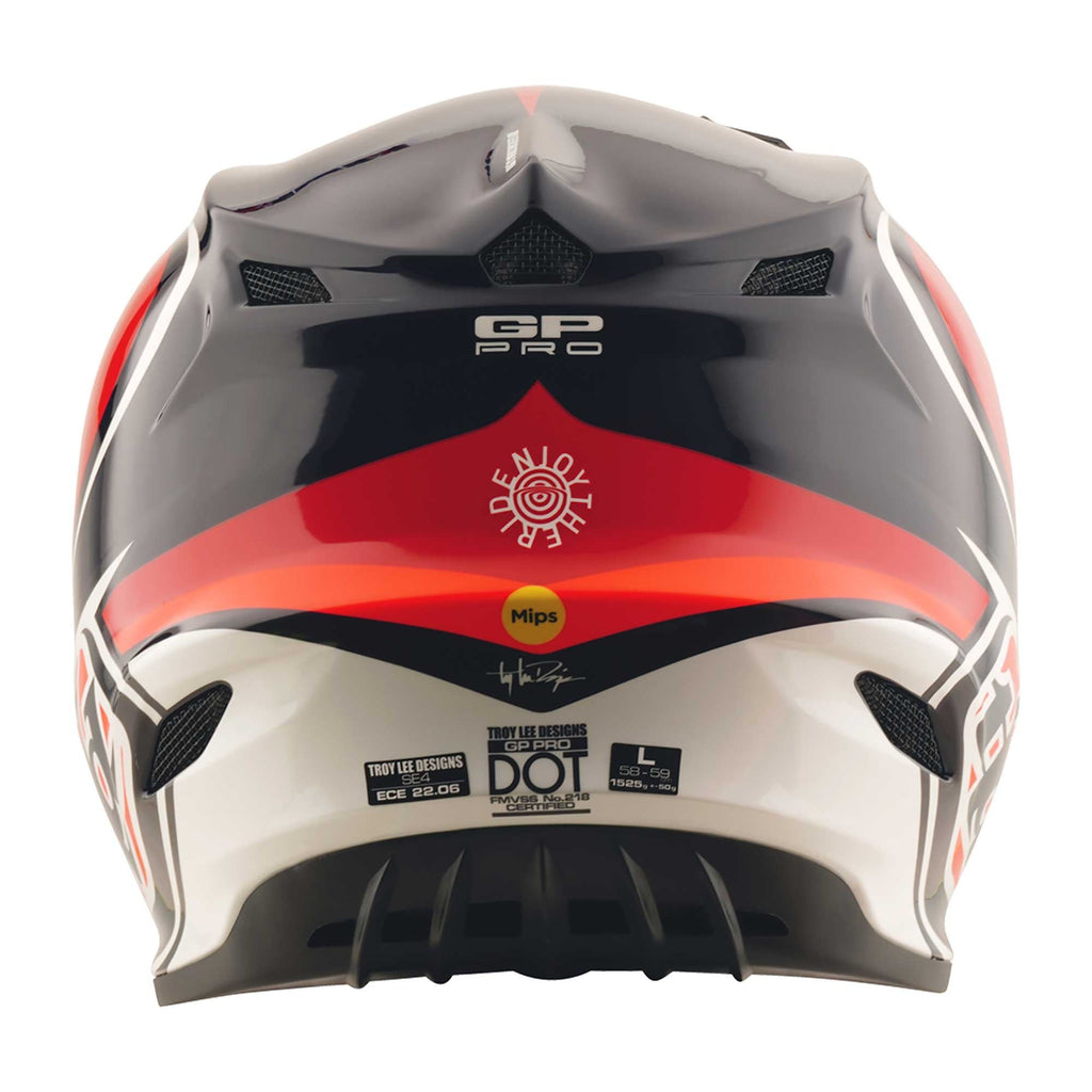 Troy Lee Motocross Helmet - GP Pro MIPS - CROSSOVER (Navy/Red)