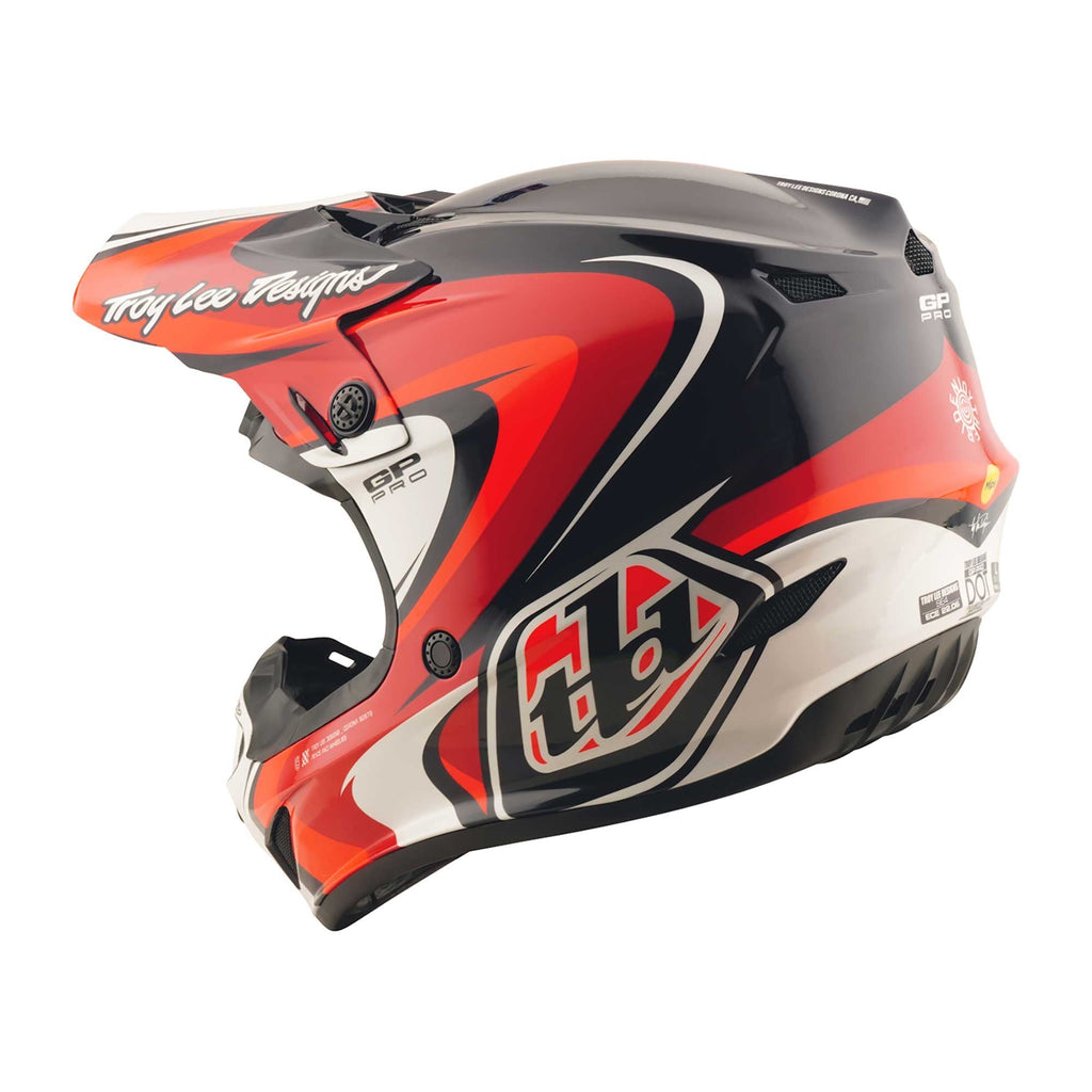 Troy Lee Motocross Helmet - GP Pro MIPS - CROSSOVER (Navy/Red)