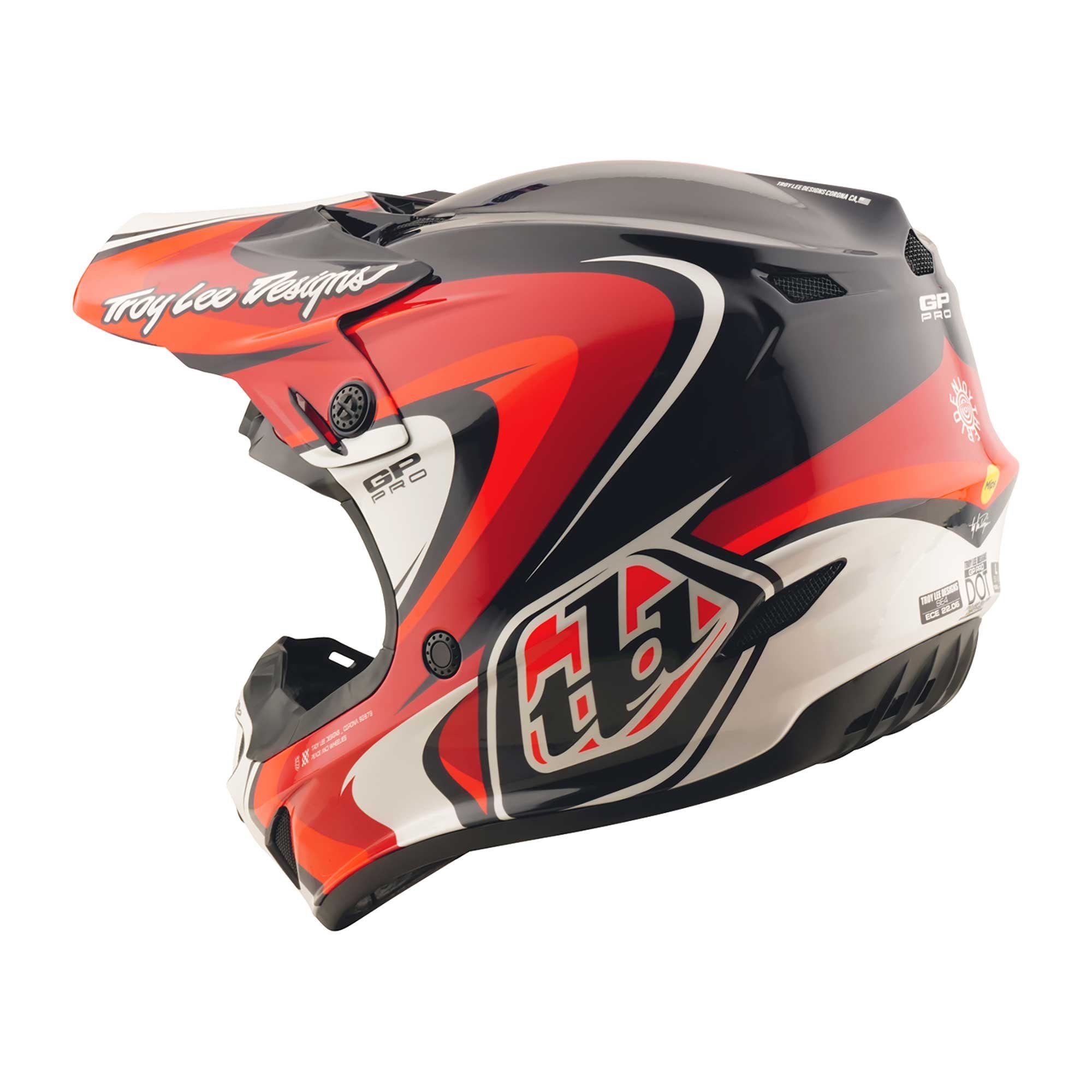 Troy Lee Motocross Helmet - GP Pro MIPS - CROSSOVER (Navy/Red)