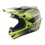 Troy Lee Motocross Helmet - GP Pro MIPS - SEGMENT (Glo Yellow/Black)