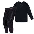 Troy Lee Motocross Jersey & Pant Kit - SE Ultra MONO (Black)