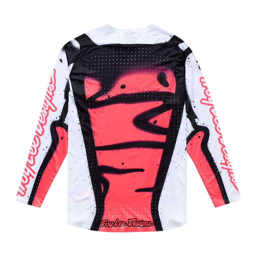 Troy Lee Motocross Jersey - SE Ultra MEMBRANE (White/Black/Infra Red)