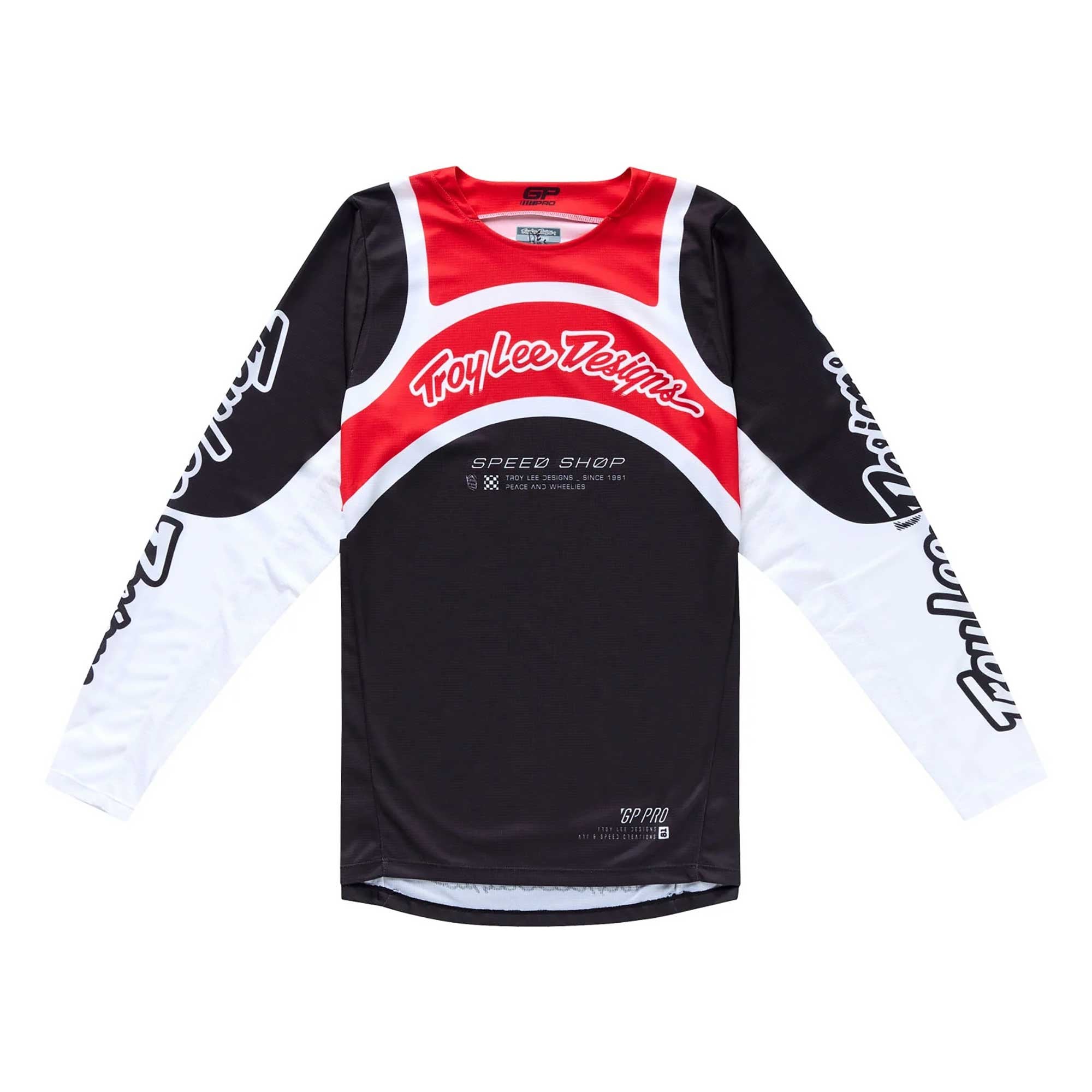 Troy Lee Motocross Jersey & Pant Kit - GP Pro SWERVE / GP Pro Mono (Black/White/Red)