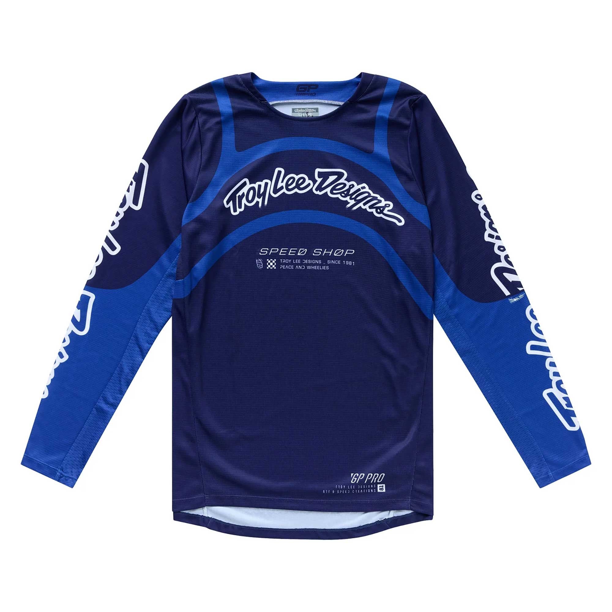 Troy Lee Motocross Jersey - GP Pro SWERVE (Navy/Blue)