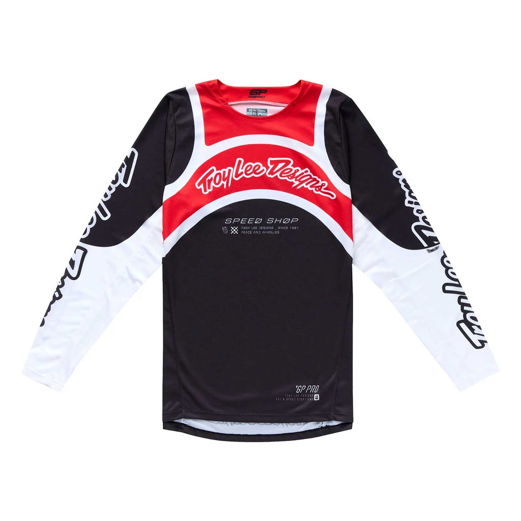 Troy Lee Motocross Jersey - GP Pro SWERVE (Black/White/Red)
