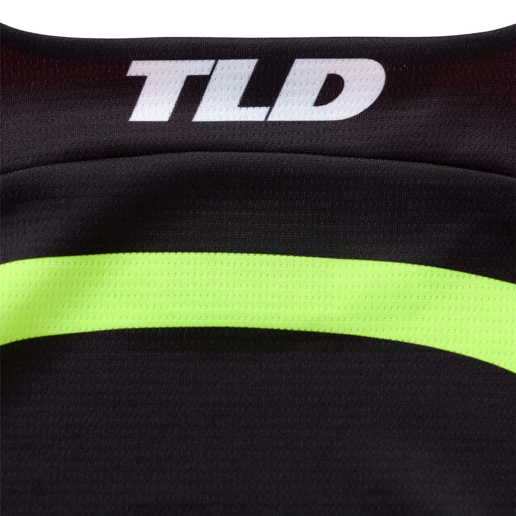 Troy Lee Motocross Jersey - GP Pro SWERVE (Infra Red/Flo Yellow)