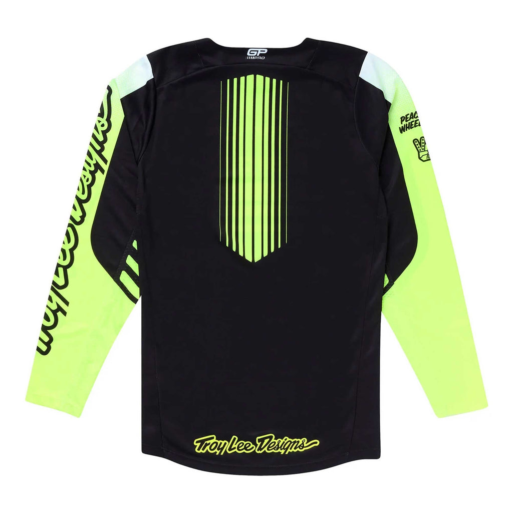 Troy Lee Motocross Jersey & Pant Kit - GP Pro SEGMENT / GP Pro Mono (Black/Flo Yellow)