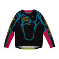 Troy Lee Motocross Kids | Youth Jersey - GP Pro MEMBRANE (Black/Teal/Pink/Glo Yellow)