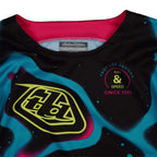 Troy Lee Motocross Kids | Youth Jersey - GP Pro MEMBRANE (Black/Teal/Pink/Glo Yellow)