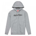 Troy Lee Designs Zip Up Hoodie - SIGNATURE (Grey Heather)