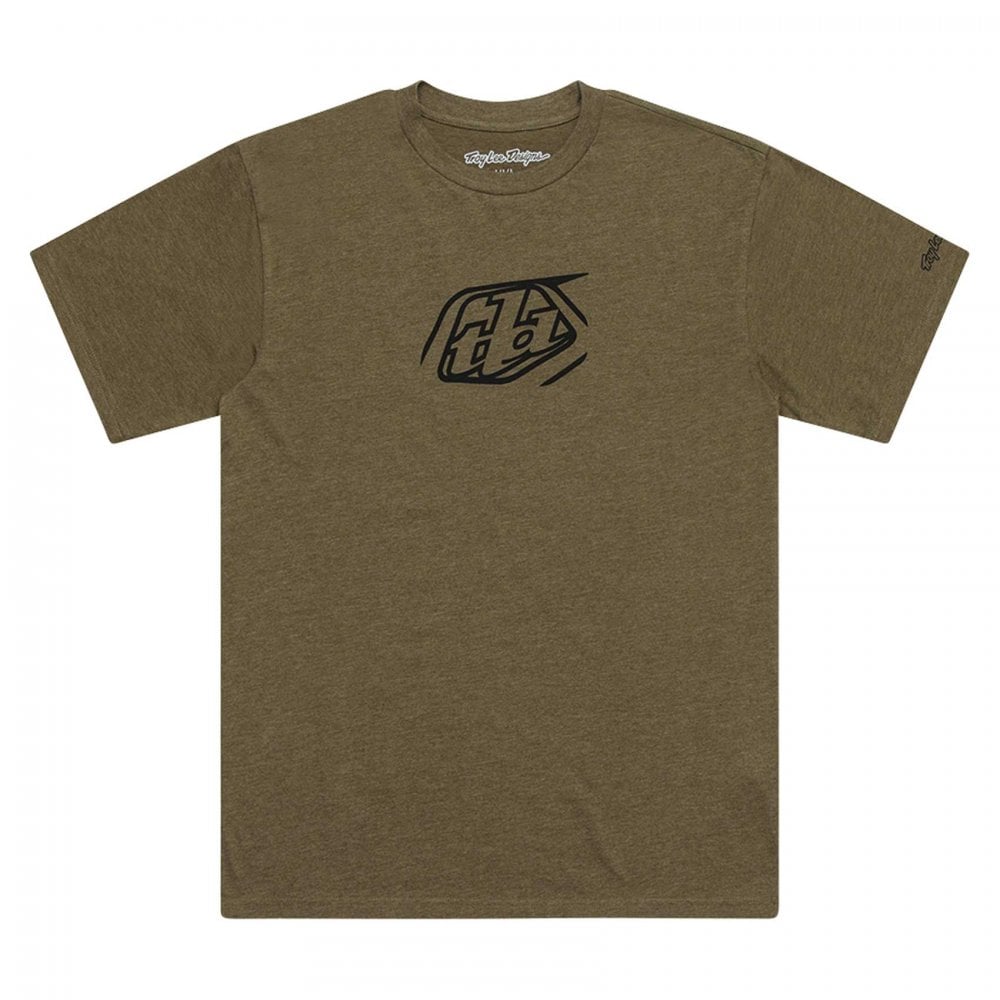 Troy Lee Designs T-Shirt - BADGE (Olive Heather)