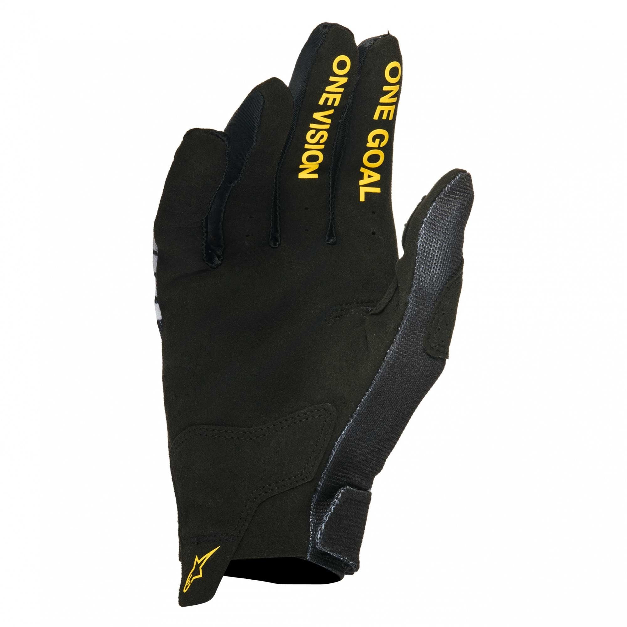 Alpinestars (Honda) MX Gloves - Honda Radar Gloves (Black/Gray/Yellow)