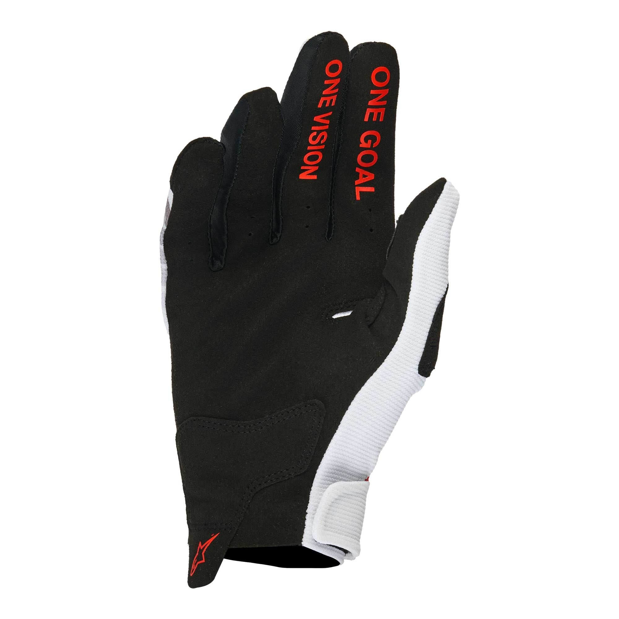 Alpinestars (Honda) MX Gloves - Honda Radar Gloves (White/Black/Bright Red)