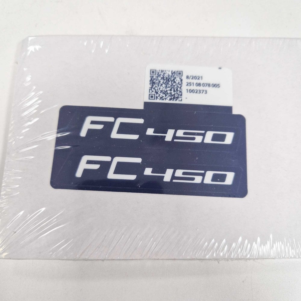 Husqvarna Genuine Part - Displacement Label (FC450) - K25108078005