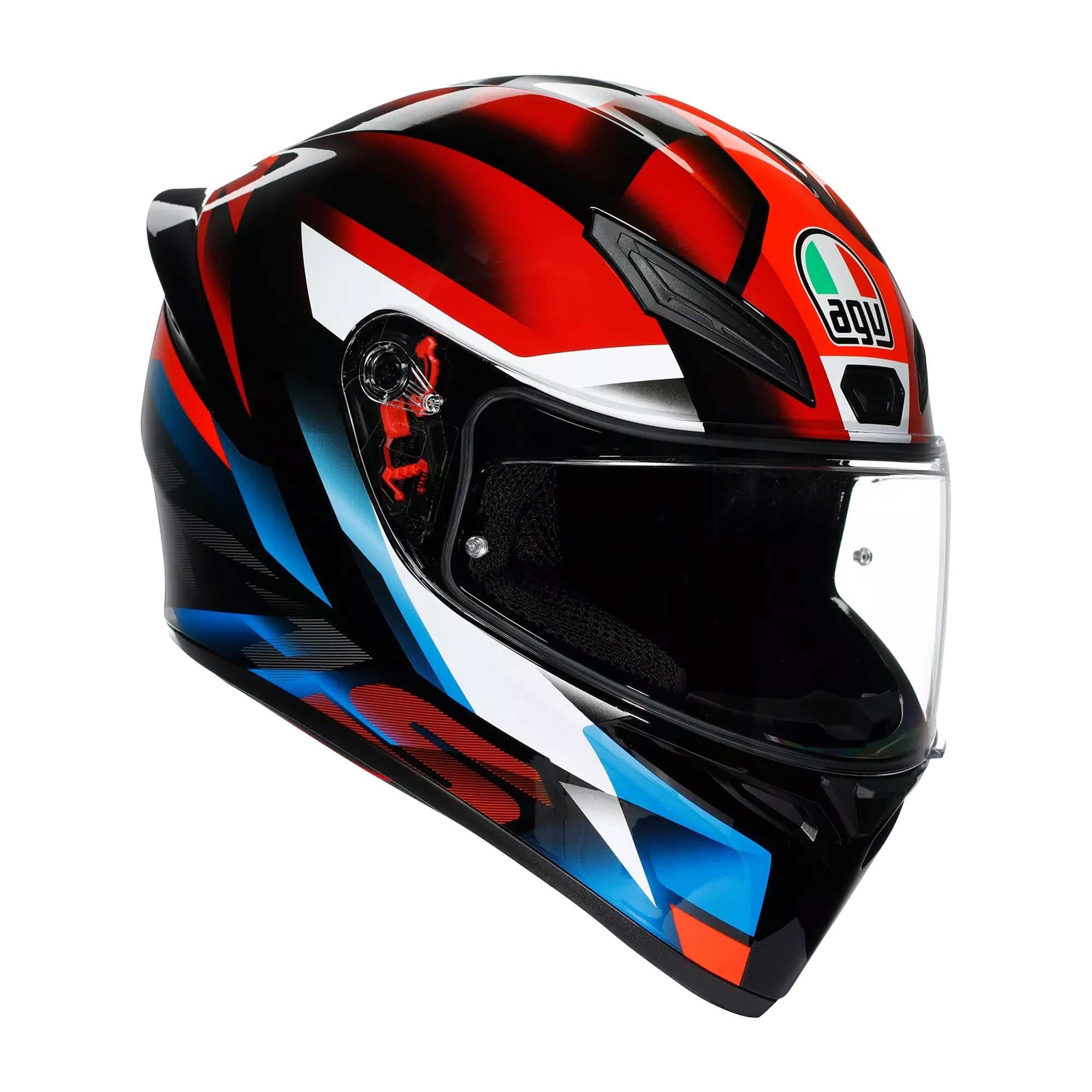 AGV K1-S Fastlap Motorcycle Helmet (Black/Red/Blue)