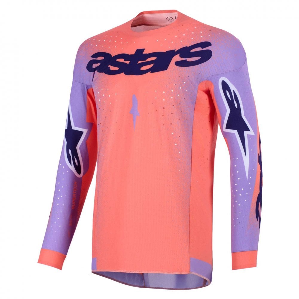 Alpinestars (MX26) MX Jersey - SuperTech SCENZ (Hot Coral/Purple)