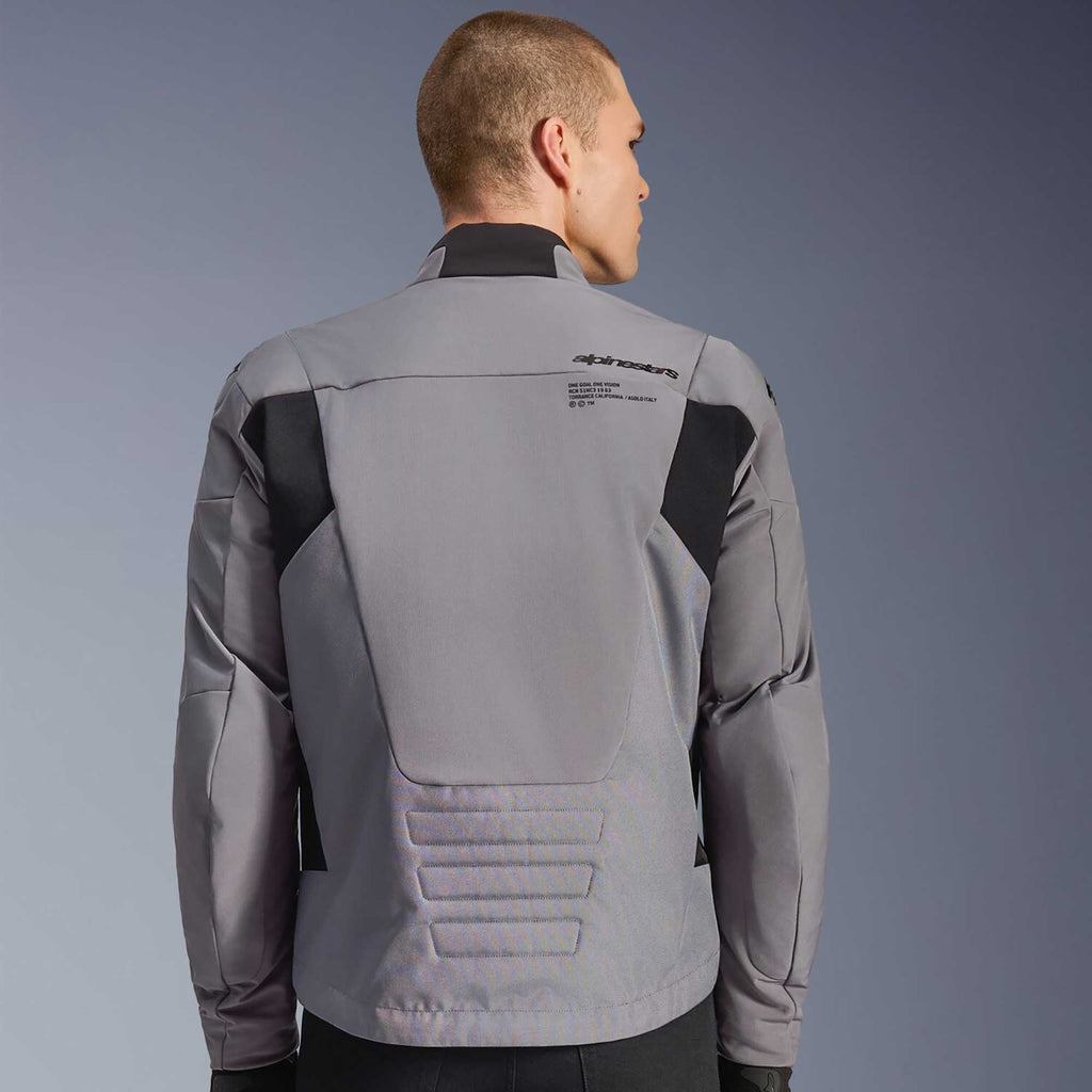 Alpinestars SMX WP Motorcycle Sports Textile Jacket (Dark Grey/Black)
