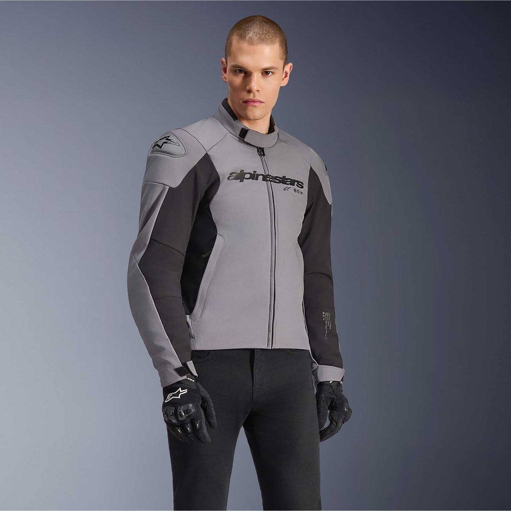 Alpinestars SMX WP Motorcycle Sports Textile Jacket (Dark Grey/Black)