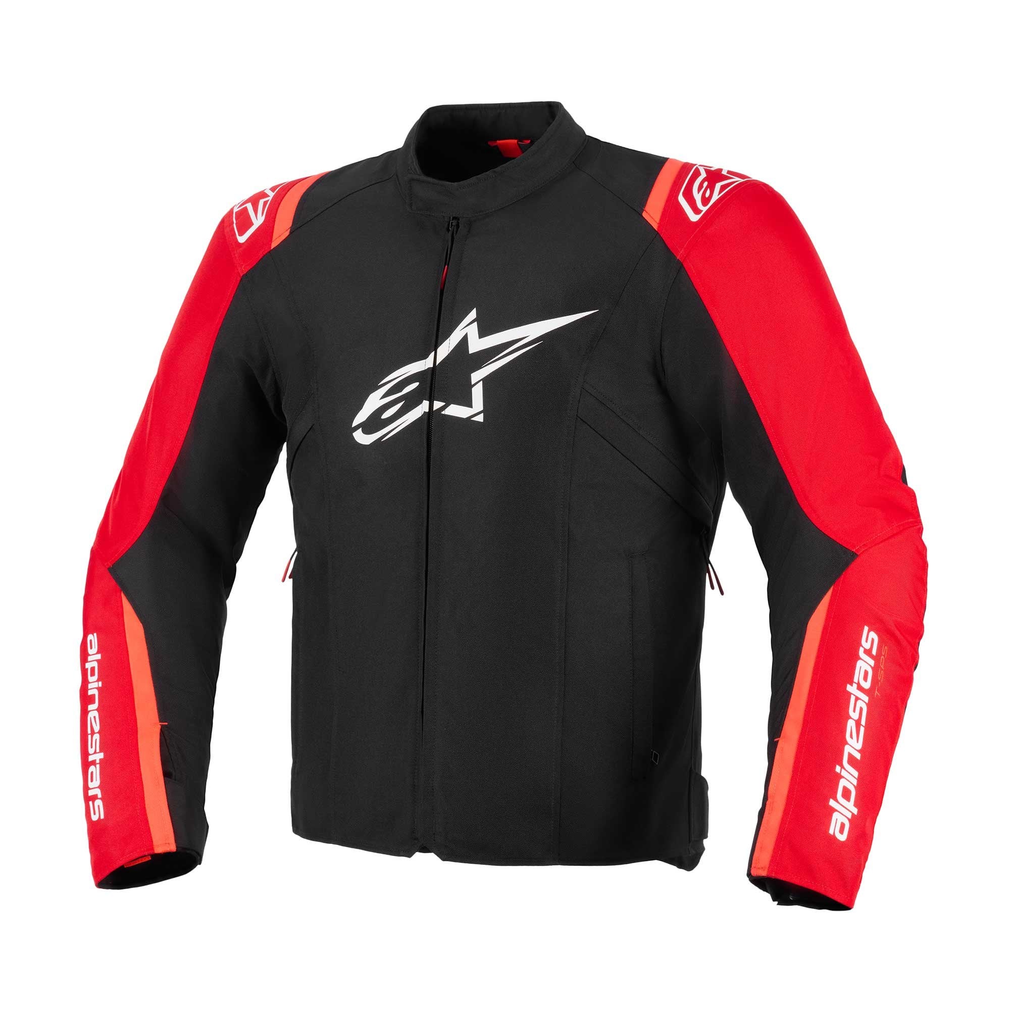 Alpinestars T-SPS V2 WP Motorcycle Sports Textile Jacket (Black/Red/Red Fluo)