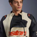 Alpinestars ST-7 2L Gore-Tex Laminate Motorcycle Touring | Adventure Jacket (Ice Grey/Dark Blue/Black)