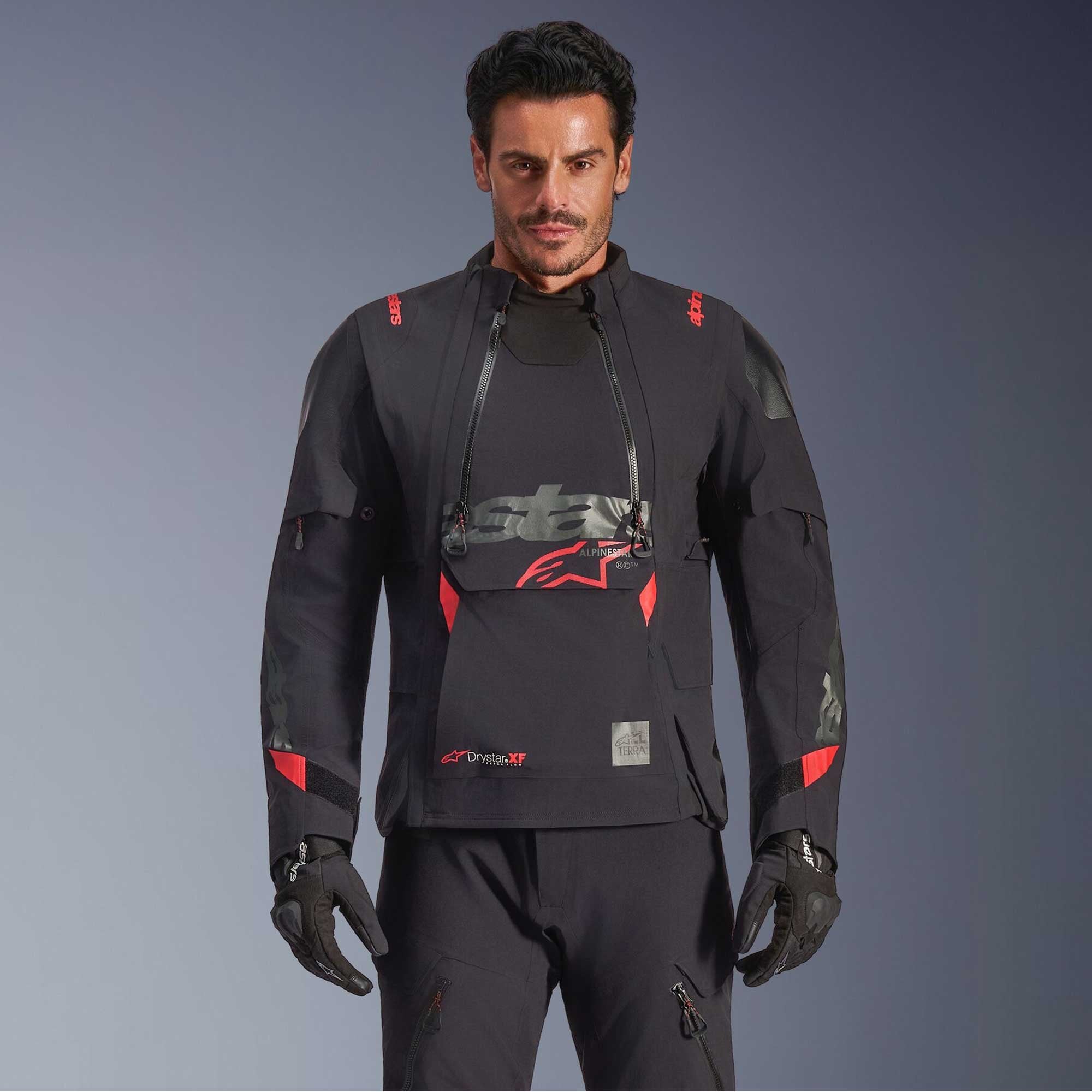 Alpinestars (2026) Jacket, Textile Adventure - Halo PRO DS XF Laminated Waterproof (Black/Dark Shadow)