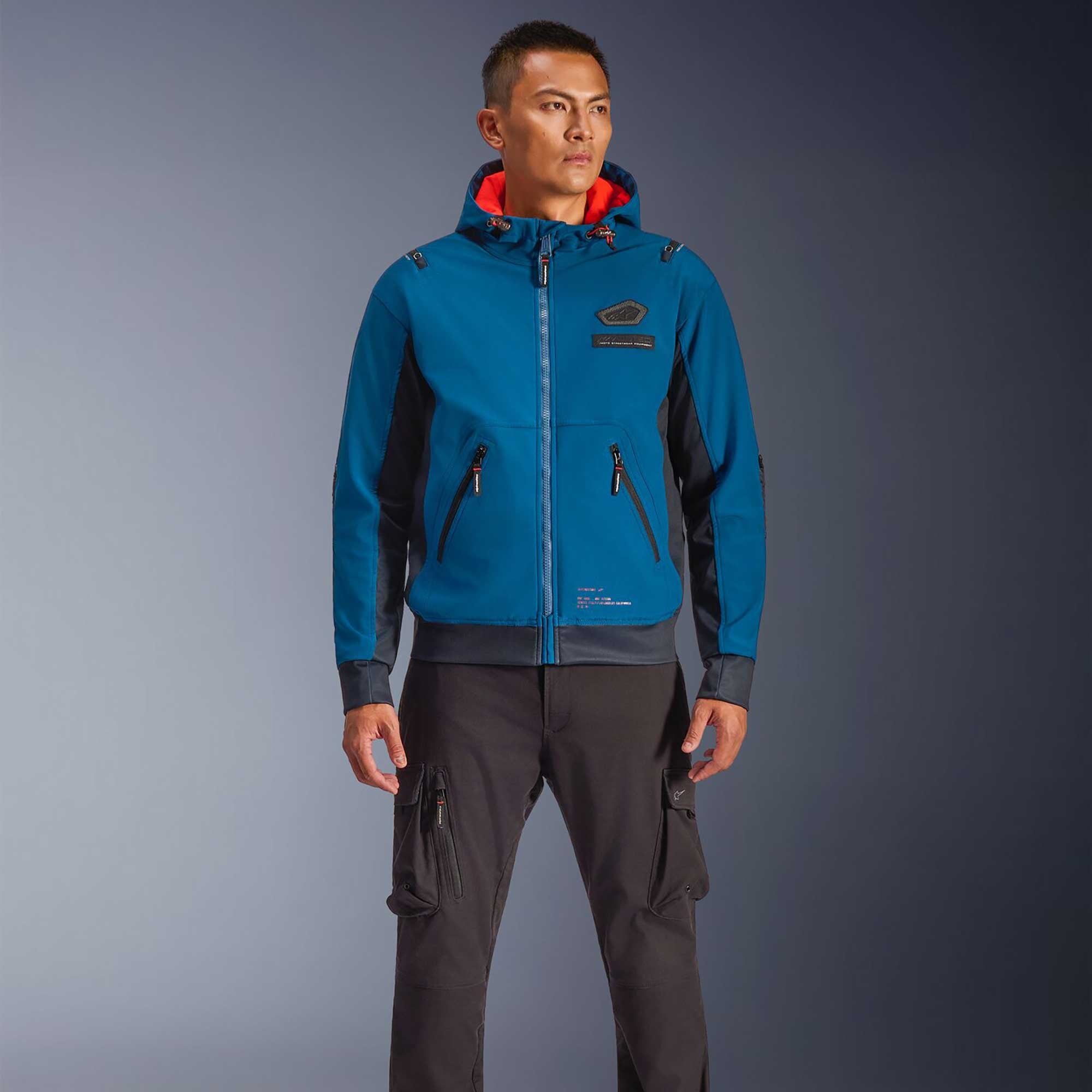 Alpinestars MOBLAST WP Motorcycle Urban Textile Jacket (Dark Petrol/Dark Navy)