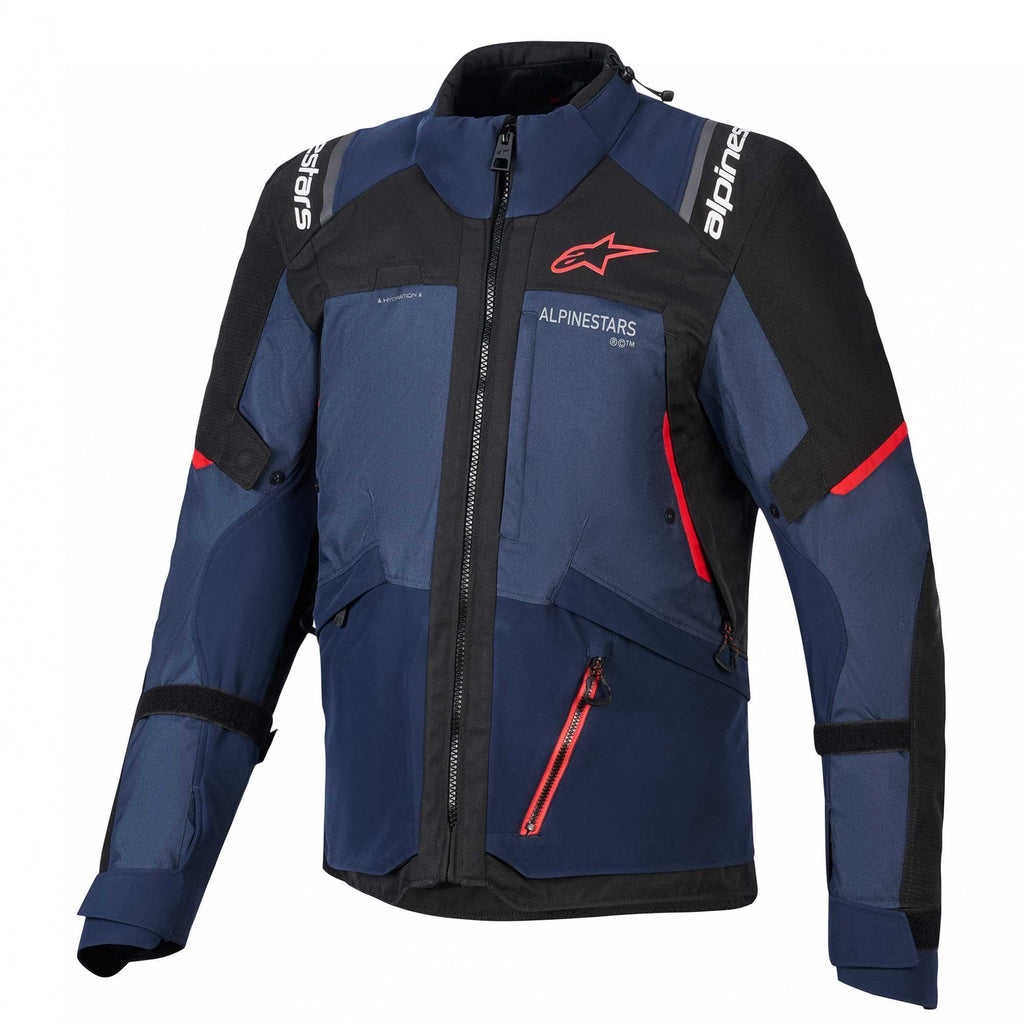 Alpinestars Andes Drystar V4 Motorcycle Adventure Textile Jacket (Night Navy/Mood Indigo/Black)