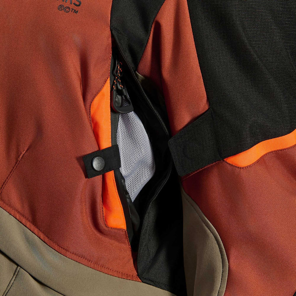 Alpinestars Andes Drystar V4 Motorcycle Adventure Textile Jacket (Wallnut/Rust/Black)