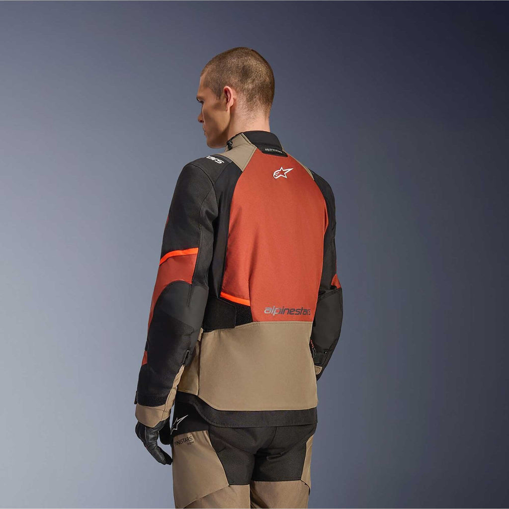 Alpinestars Andes Drystar V4 Motorcycle Adventure Textile Jacket (Wallnut/Rust/Black)