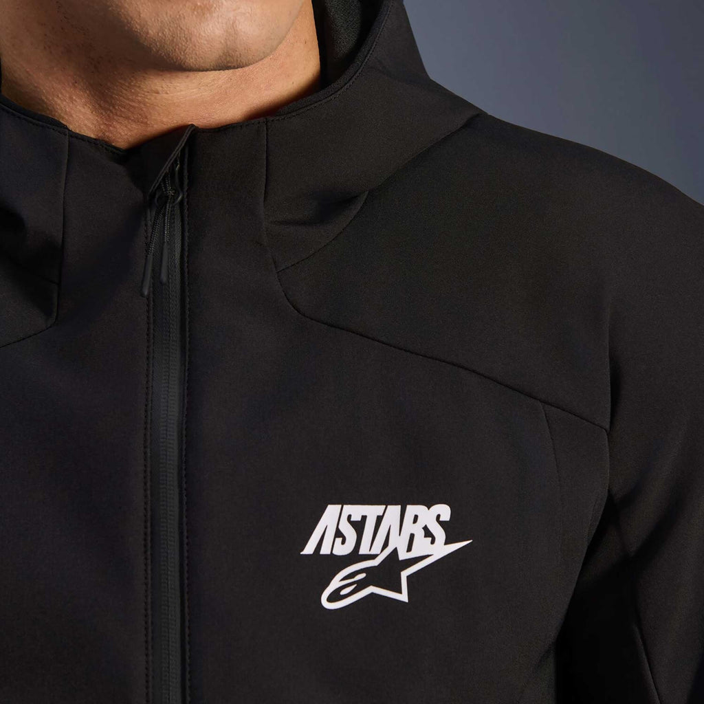 Alpinestars AeroShell WP Motorcycle Sports Urban Softshell Jacket (Black/Black)