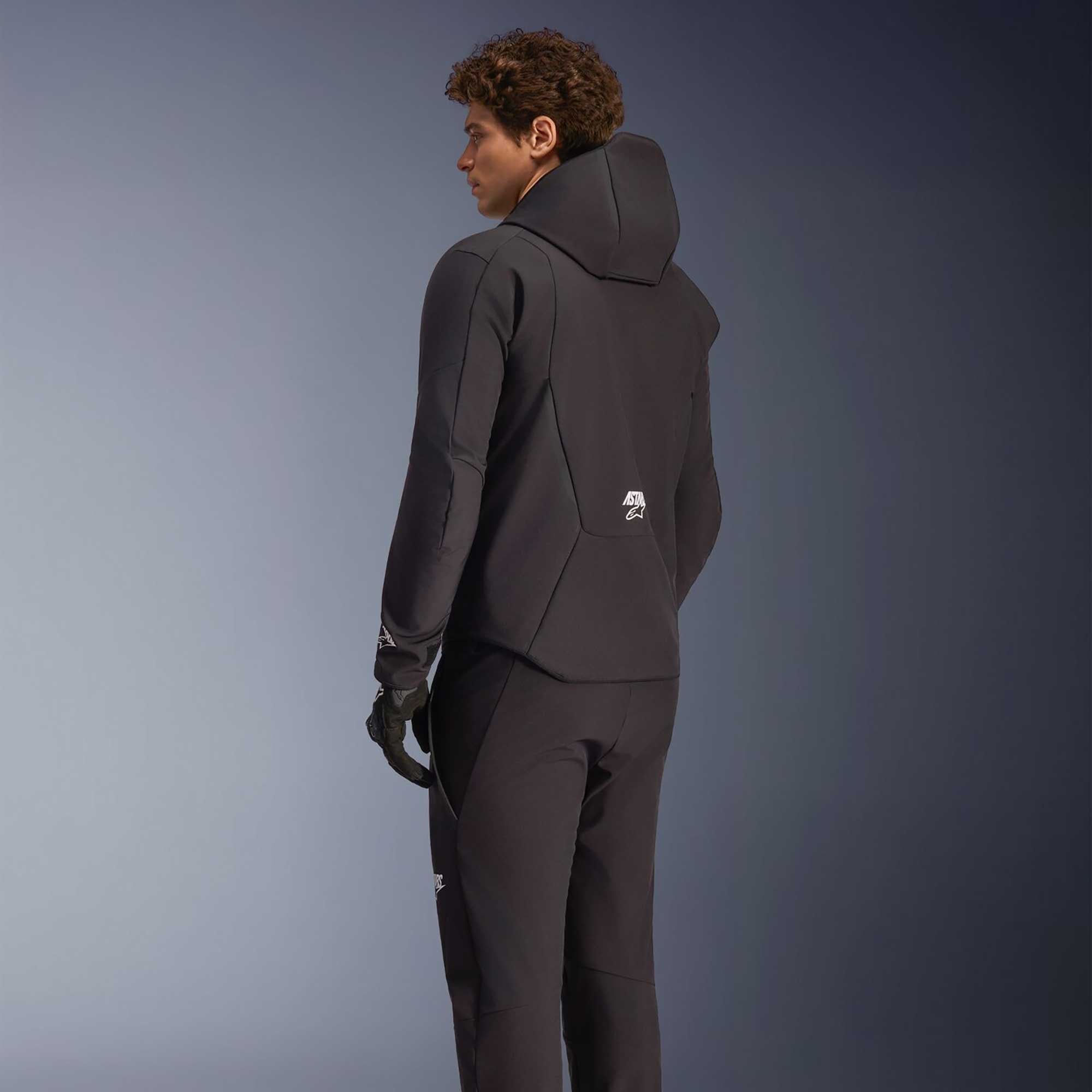 Alpinestars AeroShell WP Motorcycle Sports Urban Softshell Jacket (Black/Black)