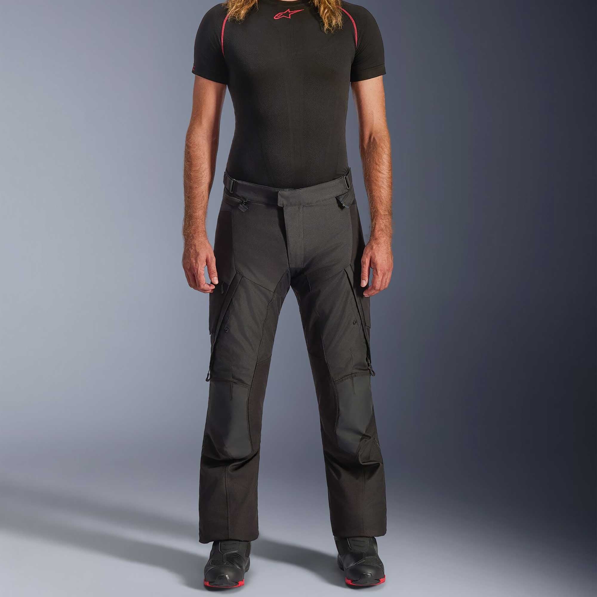 Alpinestars Andes Drystar V4 Motorcycle Adventure Textile Pant (Black)