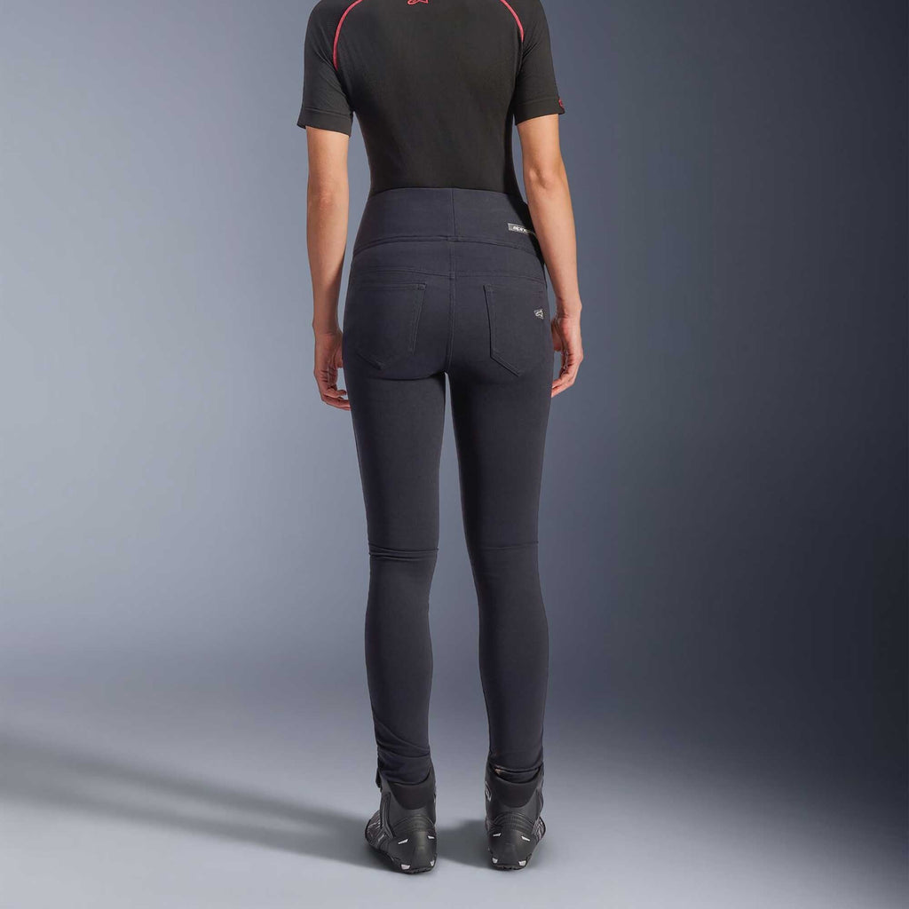Alpinestars Stella FLEX-AST Leggings Women's Motorcycle Jeans (Black/Black) **Short Leg**