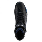 Alpinestars Faster-4 DRYSTAR WP Motorcycle Riding Shoes (Black/Night Navy/Cyan)